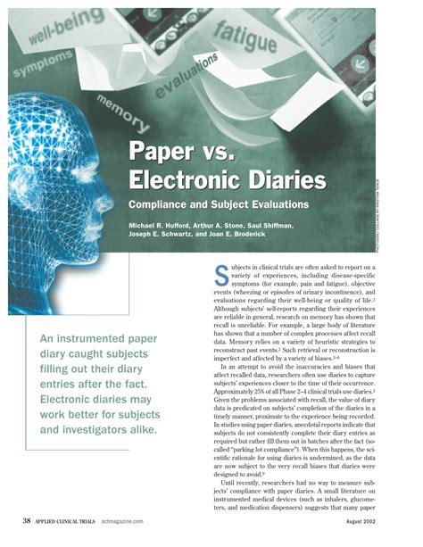 who invented electronic diary|Factors That Influence the Use of Electronic Diaries in Health .